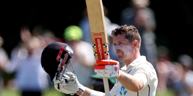 Henry Nicholls anchored New Zealand's first innings with a century | AFP