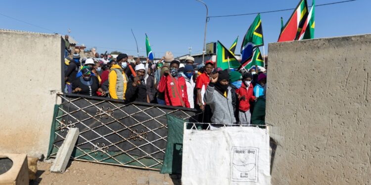 Economic insecurity and high unemployment has led to outbursts of xenophobic protests in South Africans | AFP
