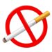 No smoking sign. Stop smoking symbol. Vector illustration.