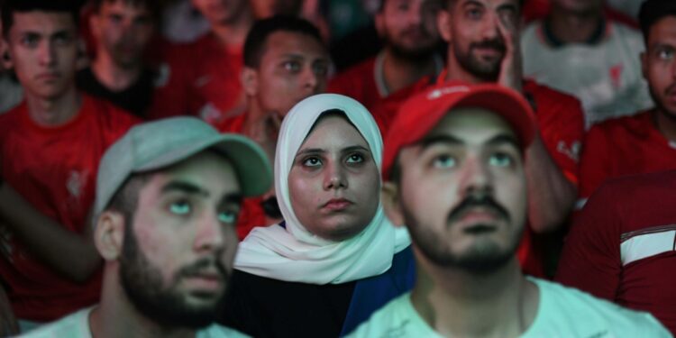 Egyptian fans of Liverpool superstar Mohamed Salah still chanted his name despite the English side's 1-0 loss to Real Madrid in the Champions League final the latest in a series of crushing defeats for their idol this year | AFP