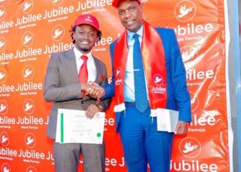 Jubilee Mathare constituency parliamentary aspirant Kelvin Kioko.Photo/courtesy