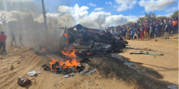 Matatu Gas Cylinder explosion claims six lives