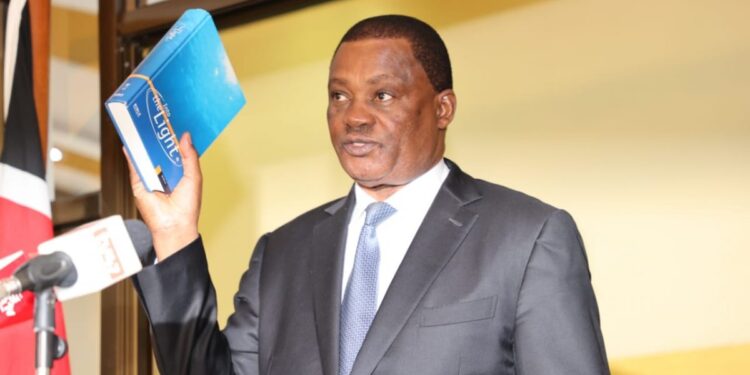 AG Justin Muturi Sworn in as JSC Commissioner: IMAGE/COURTESY