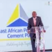 Trade CS Moses Kuria speaking during the launch of Green Triangle Cement at the the East African Portland in Athi River on November 8, 2022.Photo/Courtesy
