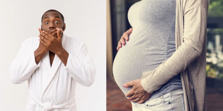 The pregnant lady cheated on her hubby with a pastor. Photo: UGC.