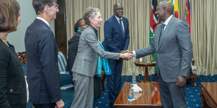 President Ruto with International Finance Corporation officials at State House Nairobi.Photo/State House Kenya
