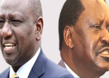 President William Ruto, and Raila Odinga. Photo/Courtesy