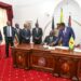 President William Ruto when he signed into law the IEBC (Amendement) Bill into Law at State House, Nairobi.Photo/PCS