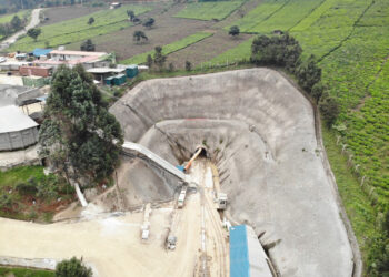 Phase one of the Northern water collector tunnel while under construction.The project is set to be launched next month.Photo/Courtesy
