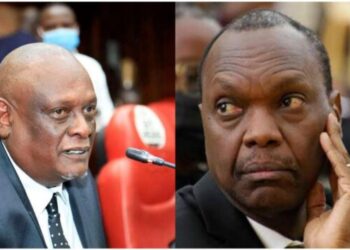 Murathe and Kioni have been suspended for gross misconduct.Photo/Courtesy