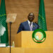 President William Ruto speaking during the 36th African Union Heads of State and Government Summit in Addis Ababa, Ethiopia.PHOTO/COURTESY