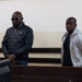Thomas Otieno Ngoe (Left) and Nicholas Otieno Ndolo arraigned in a Nairobi court on March 15, 2023. PHOTO| COURTESY