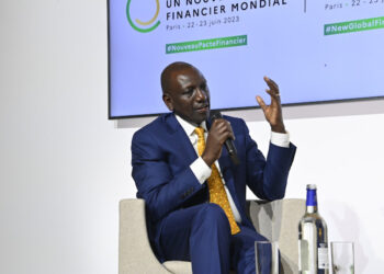 President William Ruto at the New Global Financial Pact Summit in Paris.

Photo Courtesy