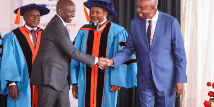 Ruto appointed Mwangi as the Chancellor for Open University of Kenya.