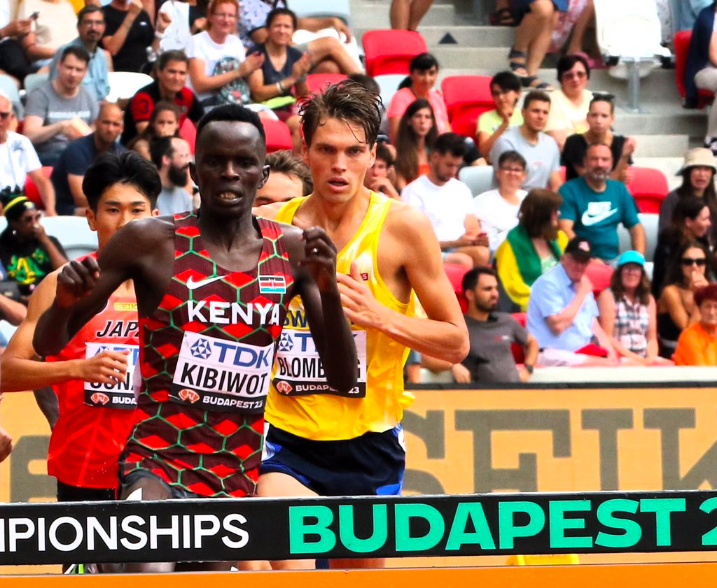 Faith Kipyegon wins 1500m in Budapest.
