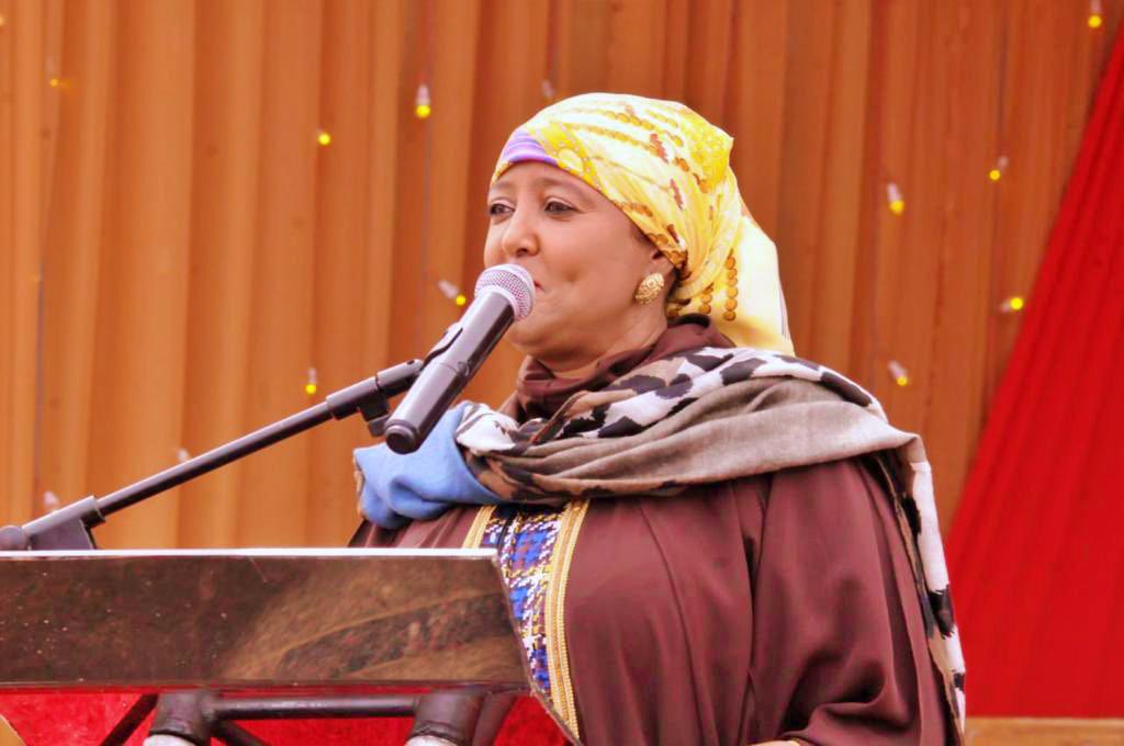 Former Sports Cabinet Secretary Amina Mohammed. 