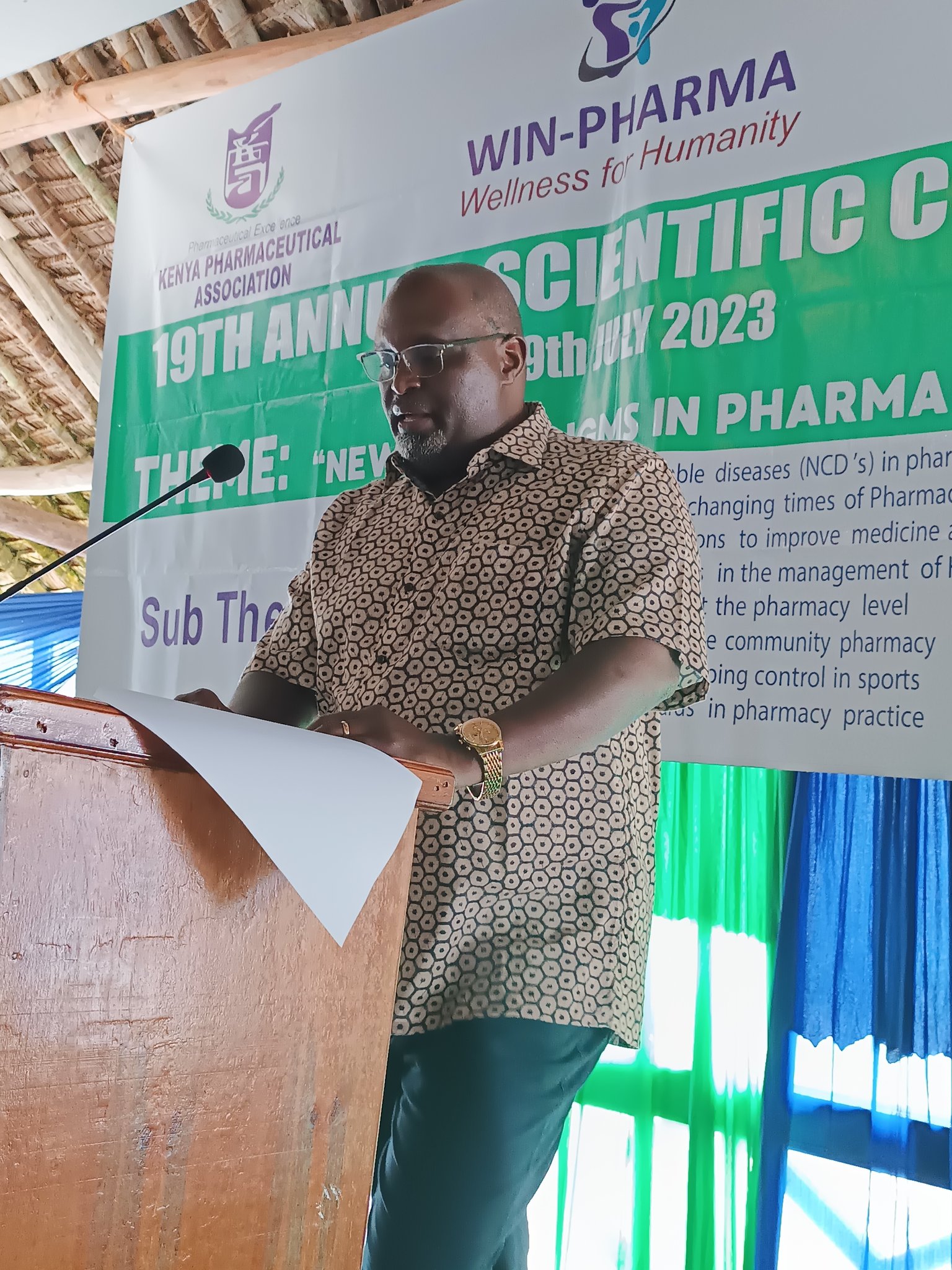 Pharmacy and Poisons Board CEO Dr. Fred Siyoi cautions Kenyans over an impostor
