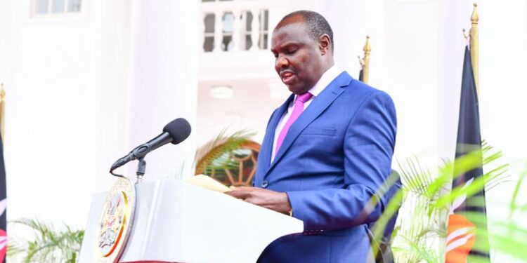 Chief of Staff and Public Service Felix Koskei blames people impersonating him to extort the public and government officials