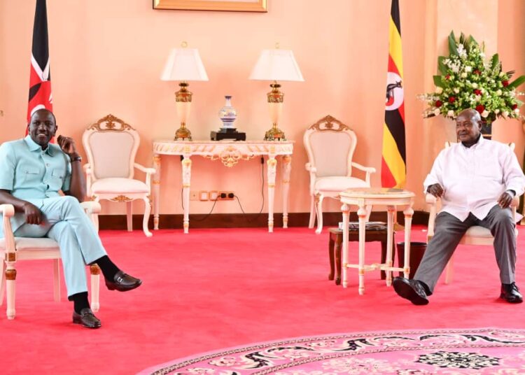 Ruto visited Museveni a week after Uhuru visited Uganda.