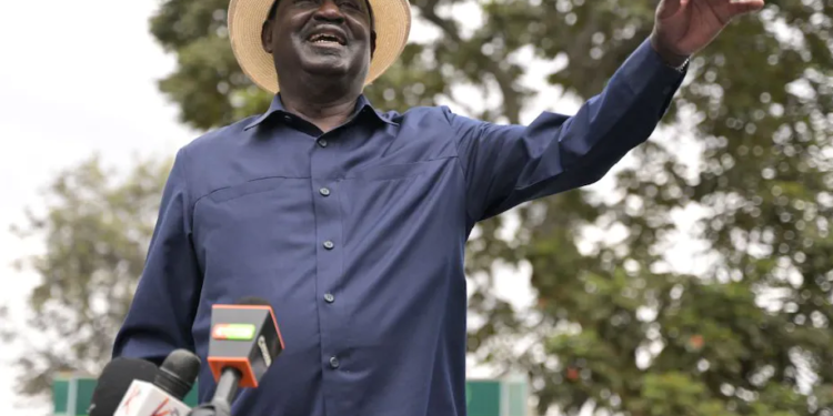 Raila Odinga, the leader of the Azimio la Umoja coalition in Kenya. Simon Maina/AFP via Getty Images
