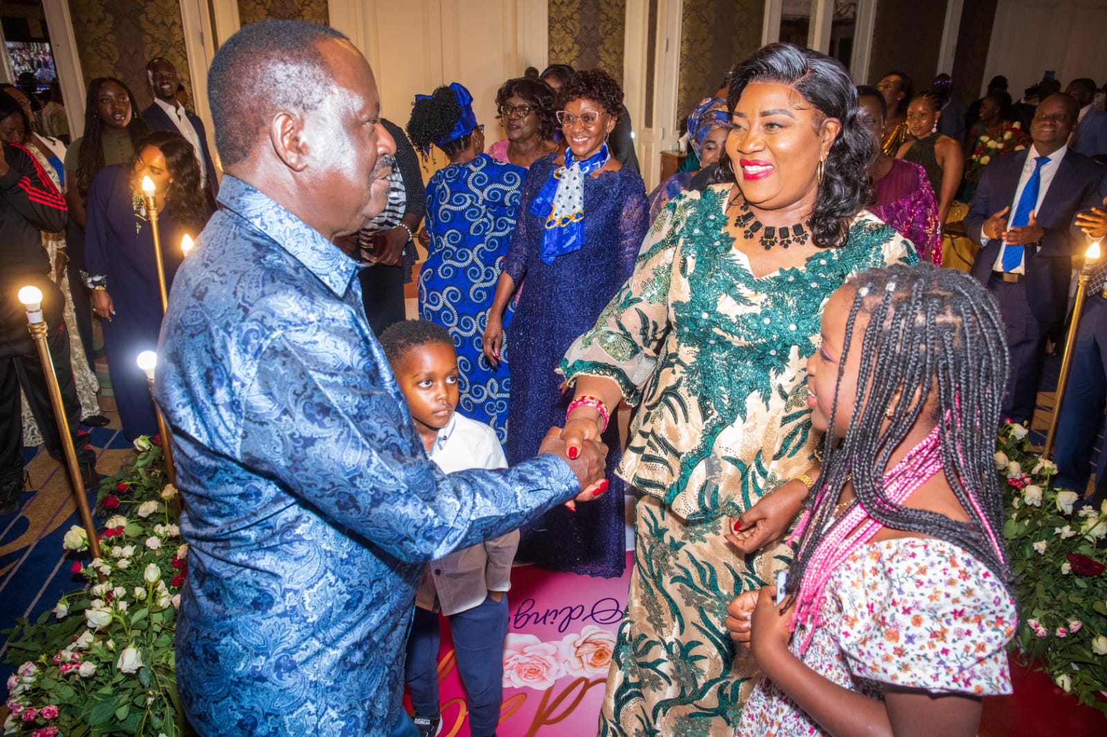 Raila Odinga celebrated his wife Ida Odinga