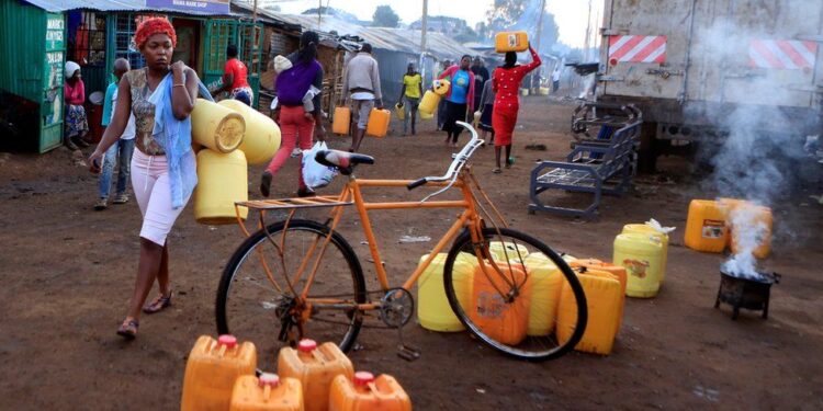 Nairobi Water Company announces water supply interruption in Lang'ata and Kibra.