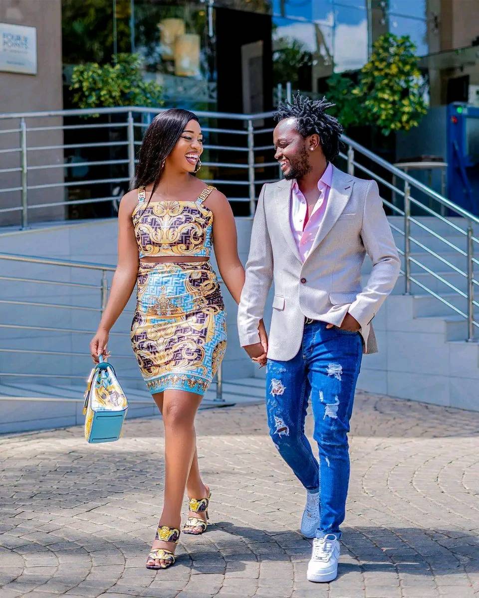 Musician Kevin Bahati says plans to marry his wife Diana Marua are 70% done