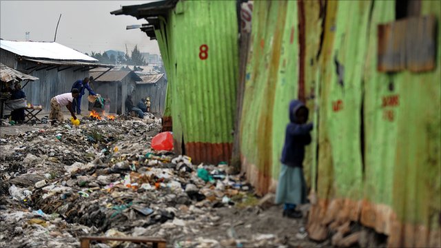 Kenyan slums expose the people to diseases.