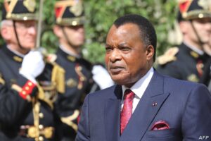 Congo president Denis Nguesso.