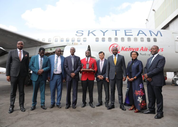 Kenya Airways Hands Over Boeing Plane to Mang’u High School. 