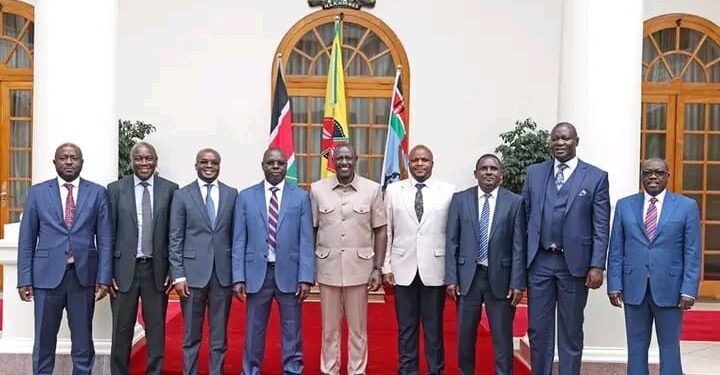 President William Ruto meets ODM rebel MPs.