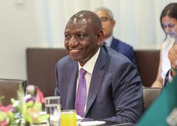 President William Ruto at the United Nations General Assembly.