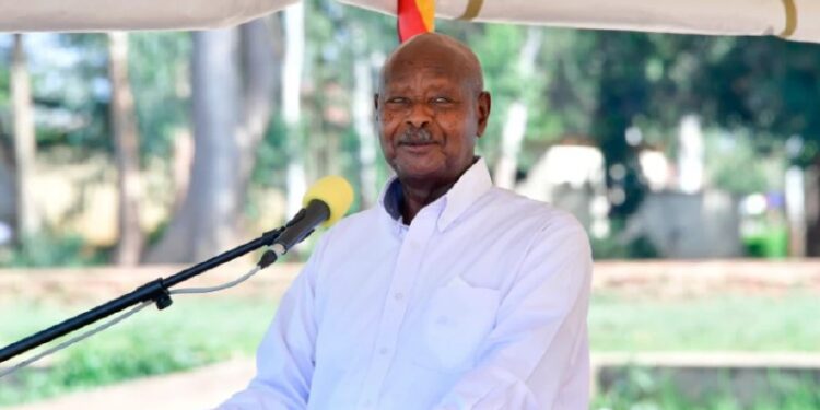 Ugandan President Yoweri Kaguta Museveni.