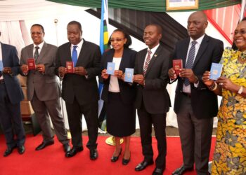A photo of fomer cabinet secretaries under former President Uhuru Kenyatta's government.
