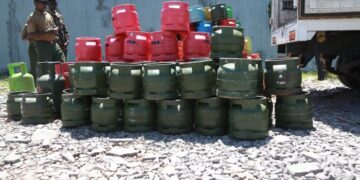 LPG Gas Cylinders at a past EPRA operation.