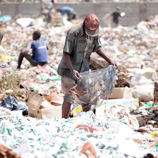 A dumpsite in Kisumu County.
