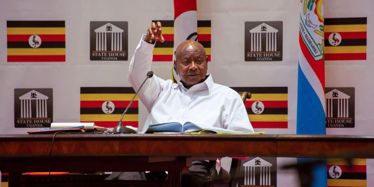 Ugandan President Yoweri Kaguta Museveni. 