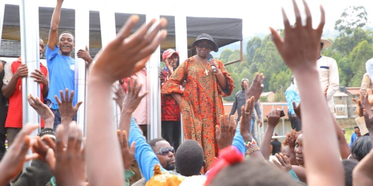 Meru Governor Kawira Mwangaza on September 17 in Igembe South PHOTO/Kawira Mwangaza