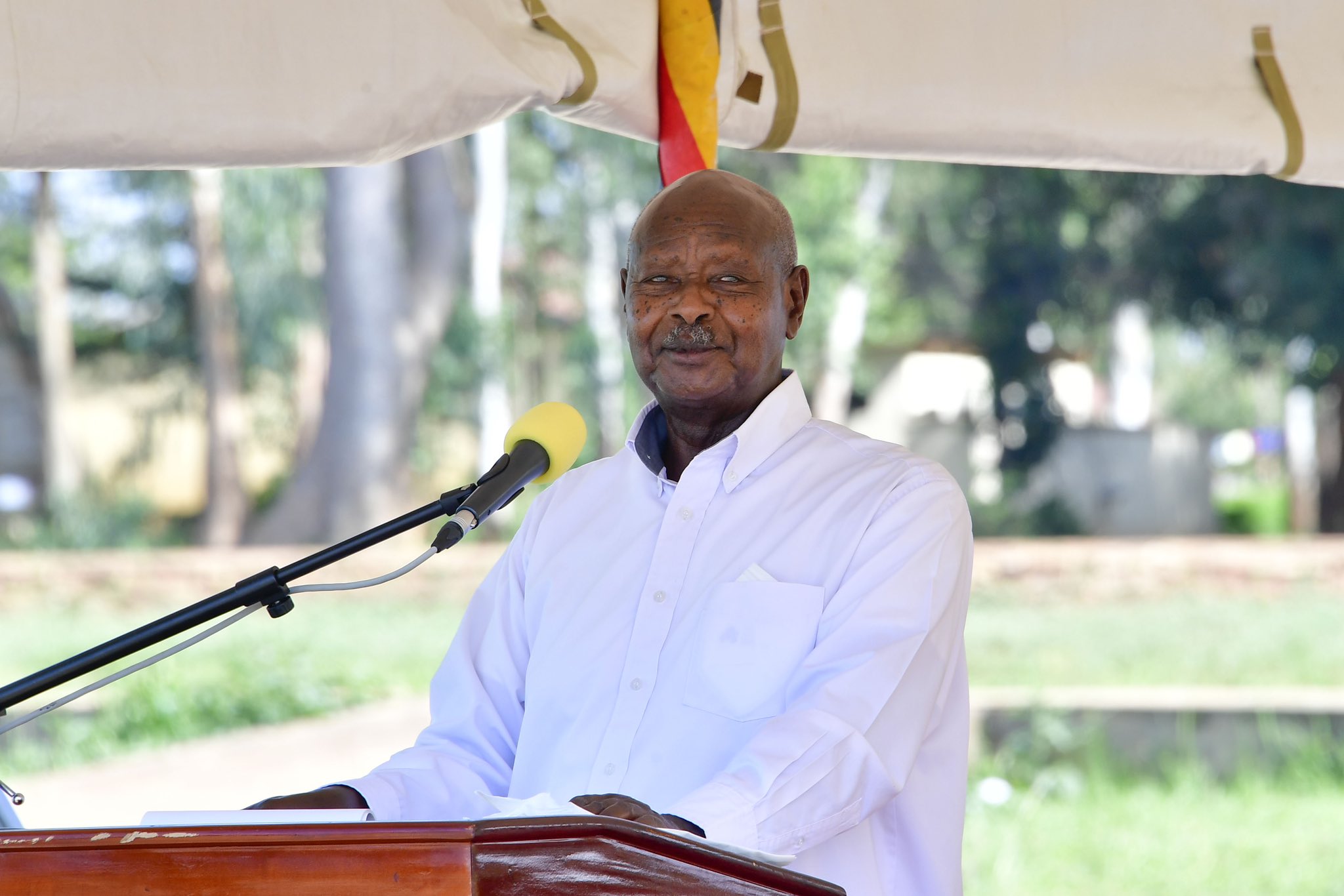Museveni says US has cut imports over LGBTQ.