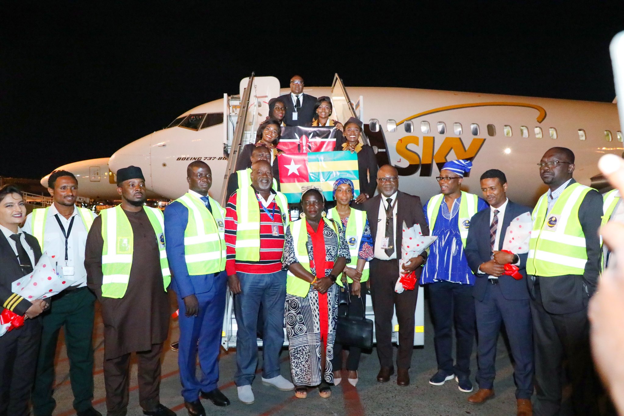 Jubilation as JKIA Welcomes Another Airline