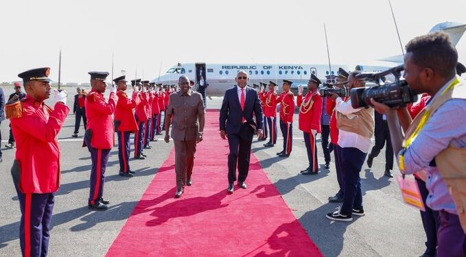 Ruto Flies Out of the Country on Peace Mission