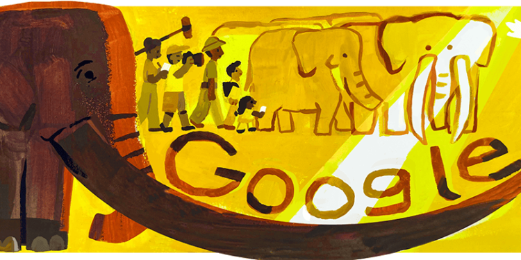 Google Celebrates Ahmed, the Mighty Kenyan Elephant