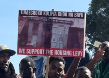Kenyans Protest in Favour of Housing Levy