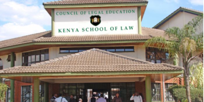 A photo showing the Kenya School of Law premises in Nairobi. 