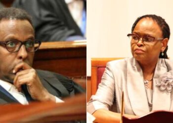 Photo collage of lawyer Ahmednassir and Chief Justice Martha Koome. PHOTO/Courtesy