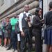Kenyans in queues seeking employment.