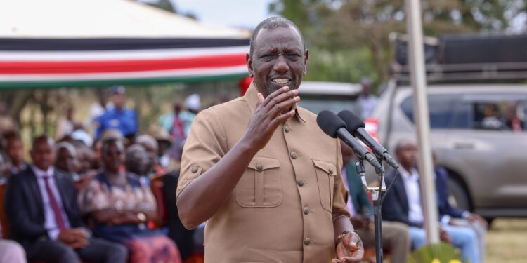 President Ruto during a past event. PHOTO-PCS