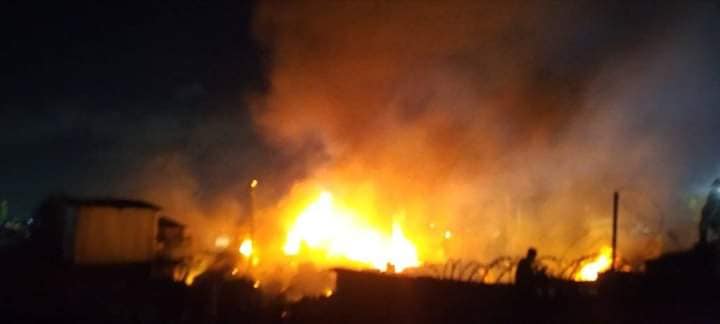 Huge Razes of Fire in Kijiji, Lang'ata.
