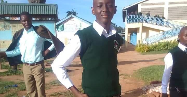Photo of form one student in Kilungu High School who succumbed to death.
