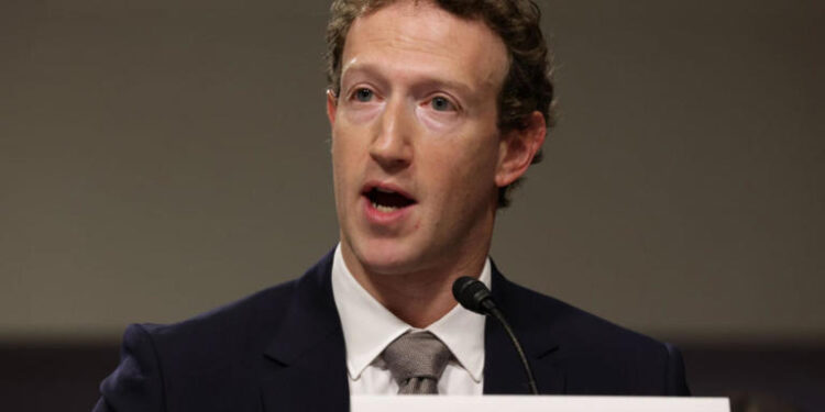 Mark Zuckerberg, CEO of Meta.
